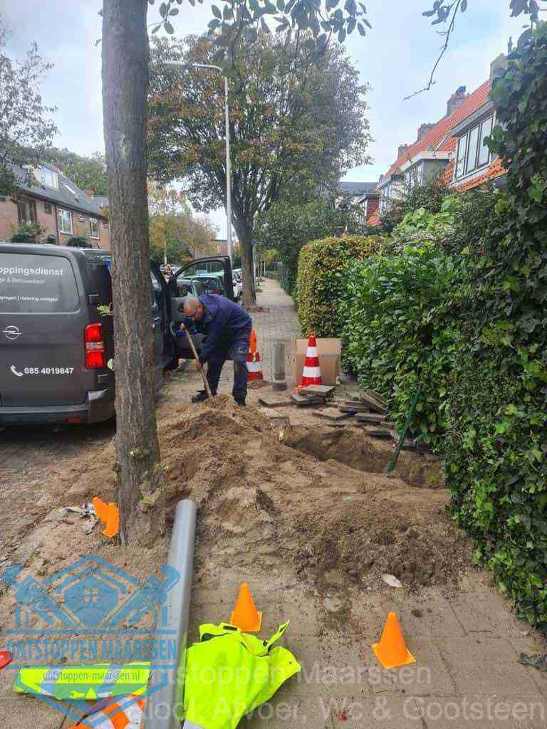 Graven riool Maarssen